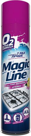 Чистящее средство для плит, вытяжек и духовых шкафов Magic Line O2 Aktive Formula, 650 мл