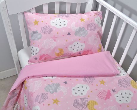 Комплект детского постельного белья SLEEP BABY ОБЛАКА