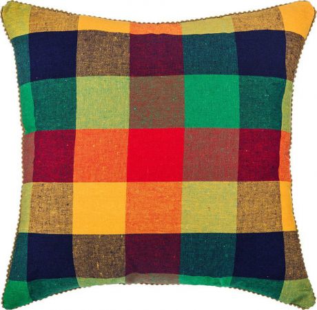 Подушка Santalino Кантри, 850-878-6, разноцветный, 45 x 45 см
