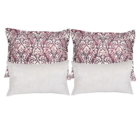Подушка декоративная ARBEN OLVI, бежевый, фиолетовый, розовый
