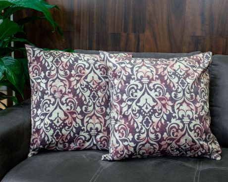 Подушка декоративная ARBEN OLVI, фиолетовый, серый, розовый
