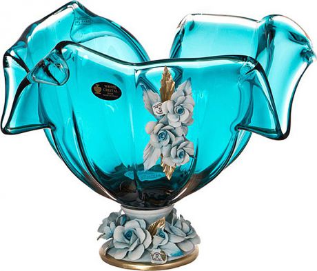 Декоративная чаша Lefard, 647-524, бирюзовый, 35 х 32 х 28 см