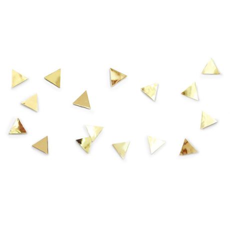 Декор для стен Umbra Confetti triangles латунь