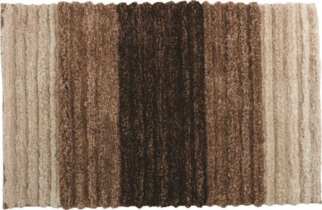 Коврик для ванной MSV Tapis, 142941m, коричневый, 50 x 80 см