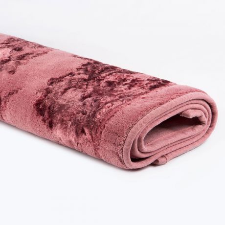 Набор ковриков для ванной Arya home collection Osmanlı, темно-розовый