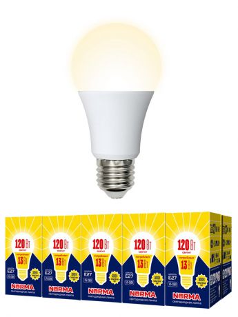 Лампочка Volpe, Volpe Комплект из 10 светодиодных ламп LED-A60-13W/WW/E27/FR/NR Форма 
