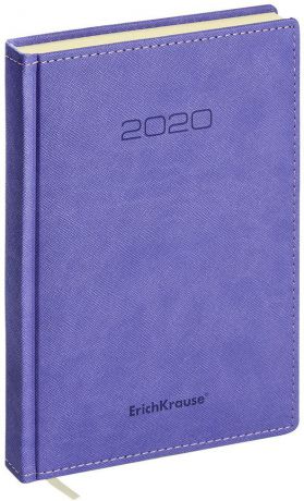 Ежедневник ErichKrause Silhouette, датированный на 2020 год, A5, 47894, индиго, 168 листов