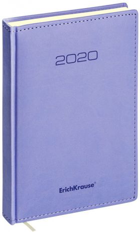 Ежедневник ErichKrause Vivella, датированный на 2020 год, A5, 47891, фиолетовый, 168 листов