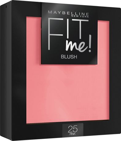 Румяна для лица Maybelline New York Fit Me Blush, оттенок 25, Розовый, 4,5 г