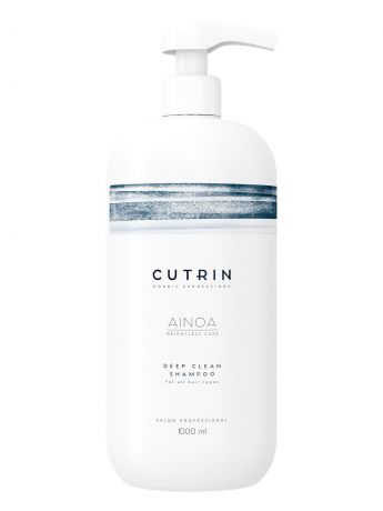 Шампунь для волос CUTRIN AINOA для глубокого очищения волос deep clean 1000 мл