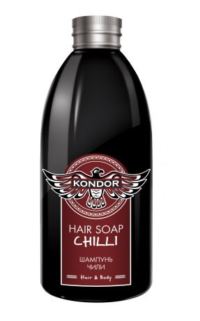 Шампунь для волос KONDOR HAIR - BODY против выпадения волос "Чили" 300 мл