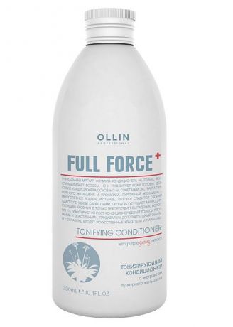 Кондиционер для волос OLLIN PROFESSIONAL FULL FORCE для восстановления тонизирующий с экстрактом пурпурного женьшеня 300 мл