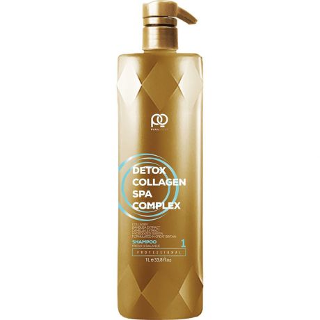 Шампунь для волос Paul Oscar Collagen Detox SPA Complex Healthy & Balanced Shampoo, step 1, 250 мл