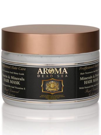 Маска для волос Aroma Dead Sea Минеральная маска для волос с витамином Е и протеином,600мл