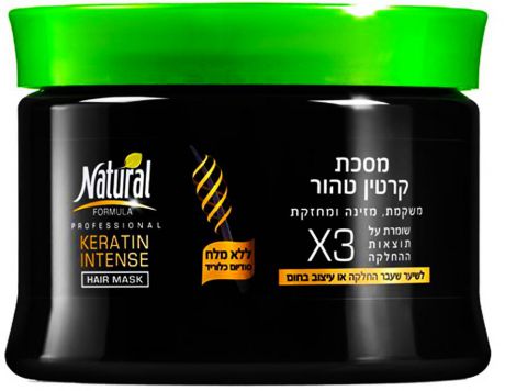 Natural Formula Маска для волос Keratin Intense, 350 мл