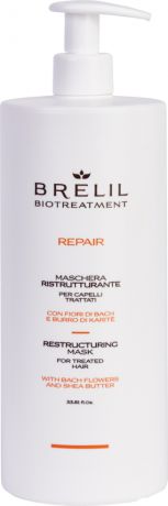 Восстанавливающая маска для волос Brelil BioTreatment Repair, 1 л