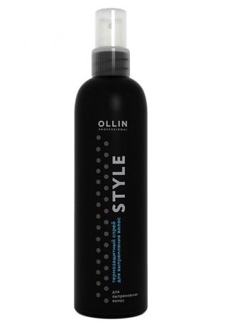 Спрей уходовый Ollin Professional STYLE для выпрямления волос термозащитный 250 мл