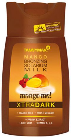 Tannymaxx Молочко-ускоритель для загара Classic Dark Mango Milk, с усиленным бронзатором тройного действия, 200 мл