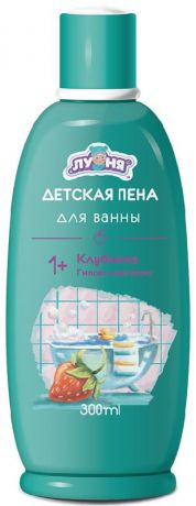 Пена для ванны ЛУНЯ "Клубника", 300 мл