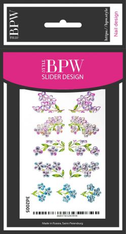Слайдер-дизайн Хрустальные цветы, BPW.style
