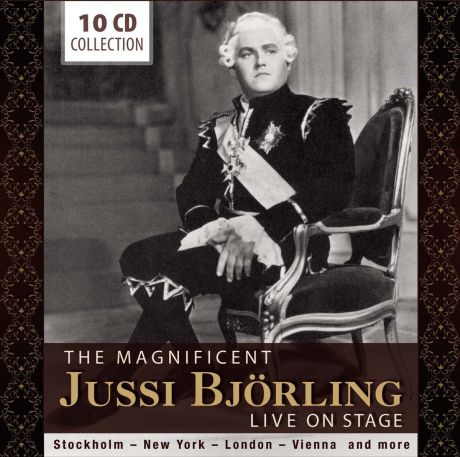 Jussi Bjorling. J. Bjorling - Live on Stage (10 CD)