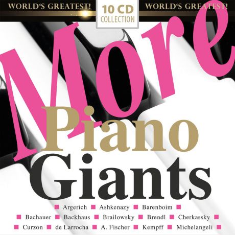 Argerich, Arrau, Barenboim Uvm. More Piano Giants (10 CD)