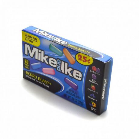 Жевательное драже Mike and Ike Berry Blast, 22 г