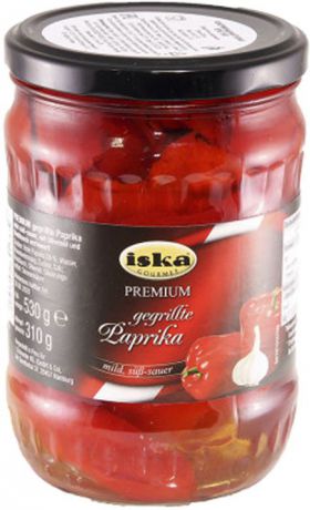 Овощные консервы ISKA Печеные перцы, 530 г