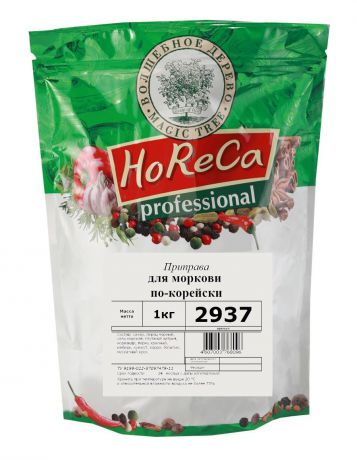 Приправа для моркови по-корейски острая с морской солью 1кг HoReCa в ДОЙ-паке