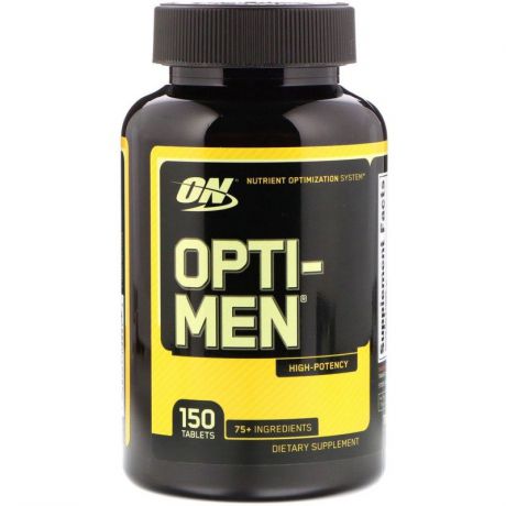 Витамины комплексные Optimum Nutrition Opti-Men 150 таб.