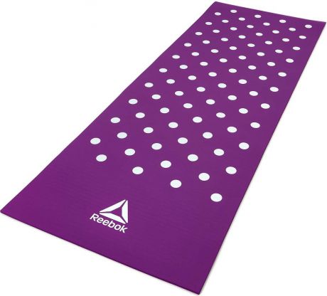 Коврик тренировочный для фитнеса Adidas, цвет: пурпурный, толщина 7 мм, длина 173 см