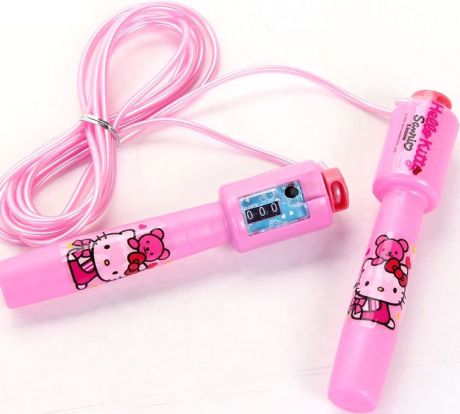 Скакалка со счетчиком оборотов Hello Kitty HB1001-KC, розовый