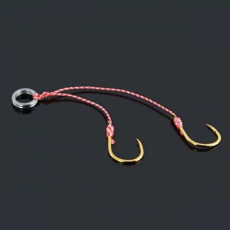 Крючок Yoshi Onyx Assist Hook №13, Нити 3+5 см, на заводном кольце №7, 157076