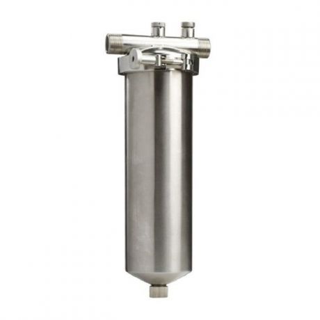 Система очистки воды Fibos Фильтр для воды "Фибос", магистральный, умягчающий, ГВС, 1 м3/ч, серый металлик