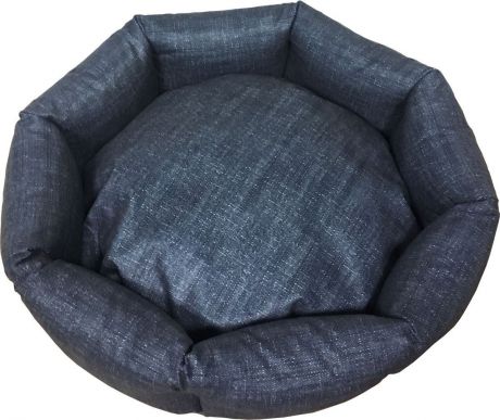 Лежак для животных CLP Свит Хоум, круглый, 163.250, джинсовый, размер S