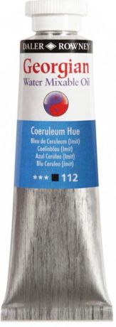 Daler Rowney Краска масляная водоразмываемая Georgian цвет церулеум (имитация) 37 мл