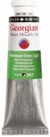 Daler Rowney Краска масляная водоразмываемая Georgian цвет зеленый светлый перманентный 37 мл
