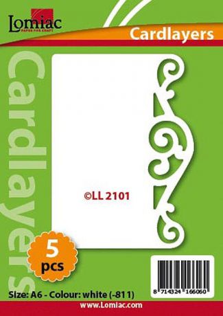 Подложка для открытки Lomiac "curlz 1" (10 х 15 см.)