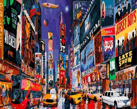 Картина по номерам Paintboy Original "Нью-Йорк" 40х50см