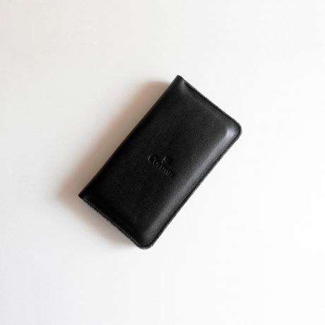Чехол для сотового телефона Columb Чехол-кошелек из кожи и фетра 02A06-BL, светло-серый, серый