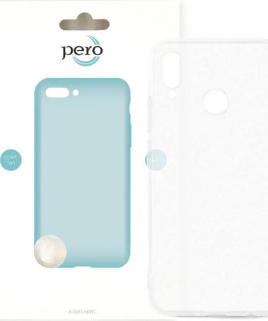 Чехол-накладка Pero для Huawei P20 Lite, прозрачный