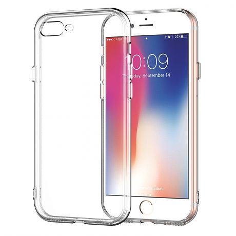 Прозрачный силиконовый чехол для телефона Apple Iphone 7/8 plus
