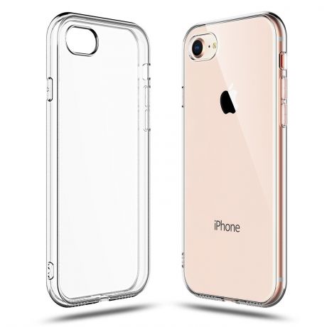 Прозрачный силиконовый чехол для телефона Apple Iphone 7/8