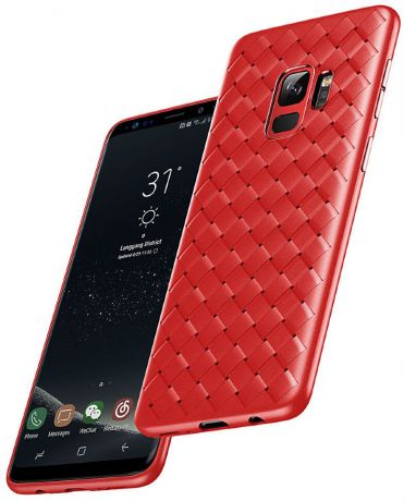 Чехол накладка TPU Rock protective Case для Samsung Galaxy S9, красный