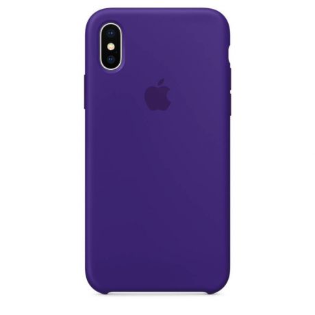 Силиконовый чехол Silicone Case для iPhone XR (Фиолетовый)