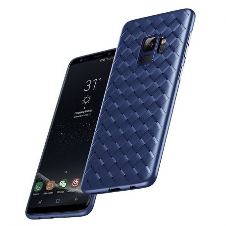 Чехол накладка TPU Rock protective Case для Samsung Galaxy S9, синий
