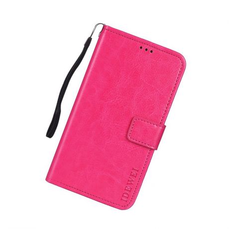 Чехол-книжка MyPads для Sony Xperia XA2 Plus с мульти-подставкой застёжкой и визитницей розовый