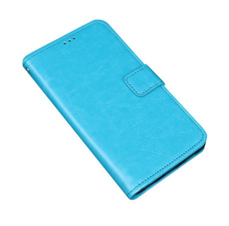 Чехол-книжка MyPads для LG V30 Plus с мульти-подставкой застёжкой и визитницей бирюзовый
