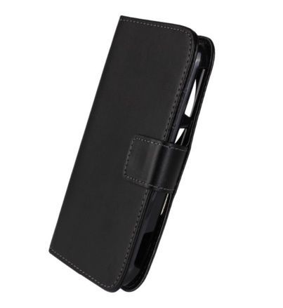 Чехол-книжка MyPads для Samsung Galaxy K Zoom SM-C115 / C1116 с мульти-подставкой застёжкой и визитницей черный
