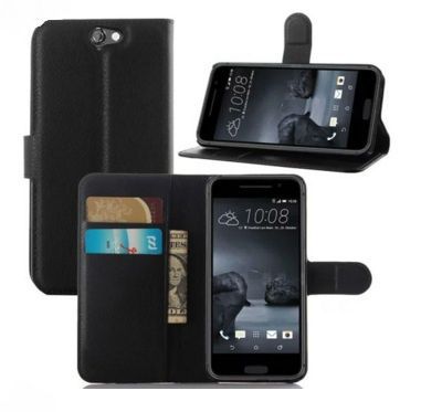 Чехол-книжка MyPads для HTC One A9/HTC Aero/HTC A9w 5.0 с мульти-подставкой застёжкой и визитницей черный